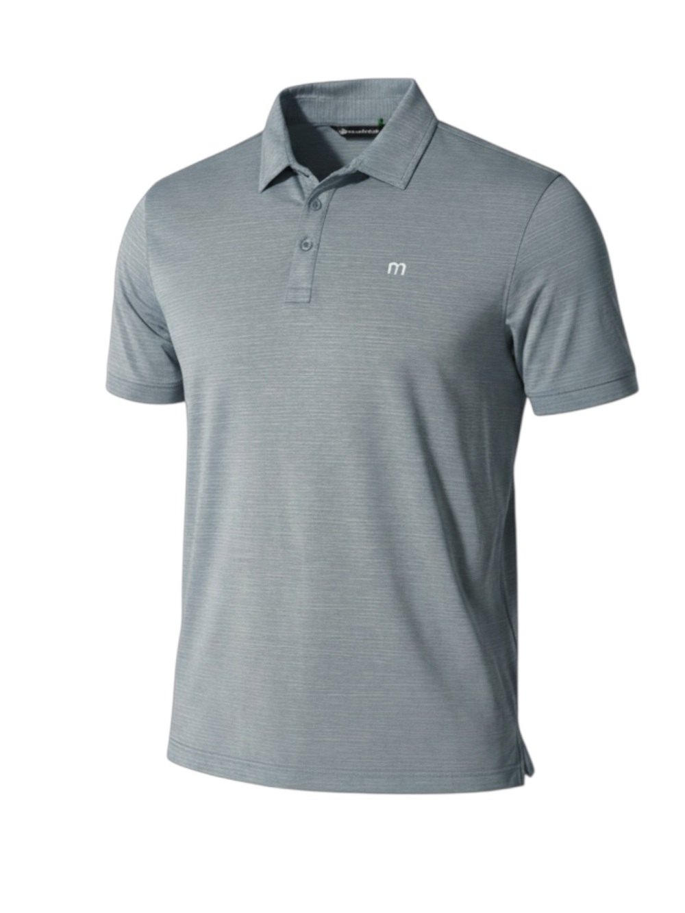Travis Mathew Men's Heathered Slate Polo